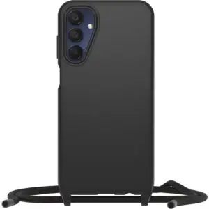 Galaxy A15 5G Case with Strap | React Series Necklace Black 1 Galaxy A15 5G Case with Strap | React Series Necklace Black