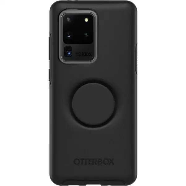 Galaxy S20 Ultra 5G Otter + Pop Symmetry Series Case Black Galaxy S20 Ultra 5G Otter + Pop Symmetry Series Case Black