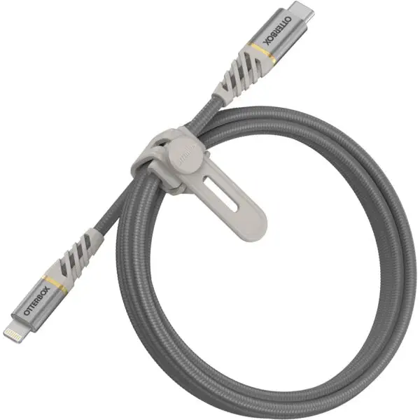 Lightning to USB-C Fast Charge Cable - Premium Silver Dust Lightning to USB-C Fast Charge Cable - Premium Silver Dust