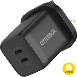 USB-C Dual Port Wall Charger Wall Charger | OtterBox Wall Chargers Black 1 USB-C Dual Port Wall Charger Wall Charger | OtterBox Wall Chargers Black