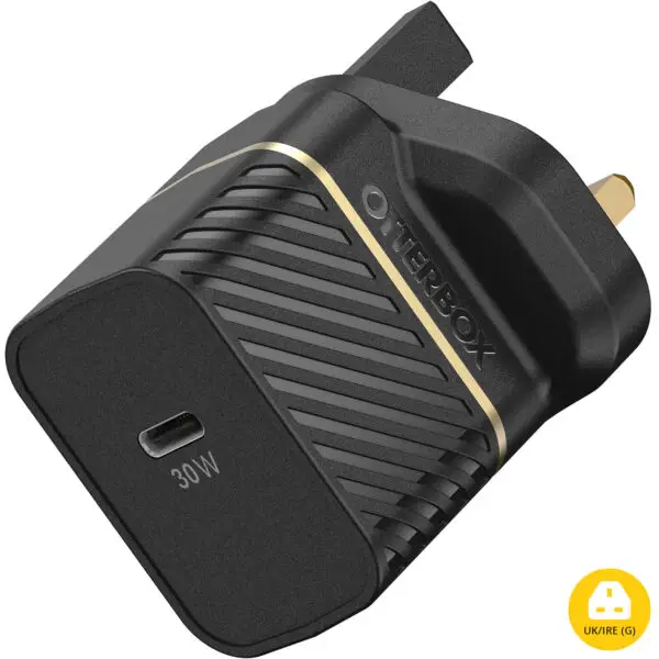 USB-C Fast Charge Wall Charger, 30W Black Shimmer USB-C Fast Charge Wall Charger, 30W Black Shimmer